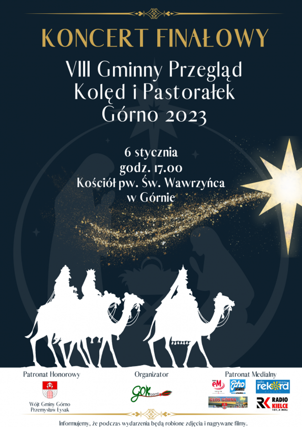 Pod patronatem Radia Rekord - VIII Gminny Przegląd Kolęd i Pastorałek w Górnie