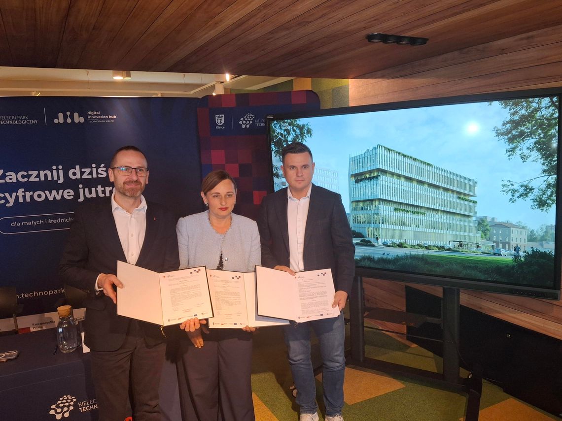 Podpisano umowy na projektowanie nowoczesnego Inkubatora biznesu w Kielcach Podpisano umowy na projektowanie nowoczesnego Inkubatora biznesu w Kielcach