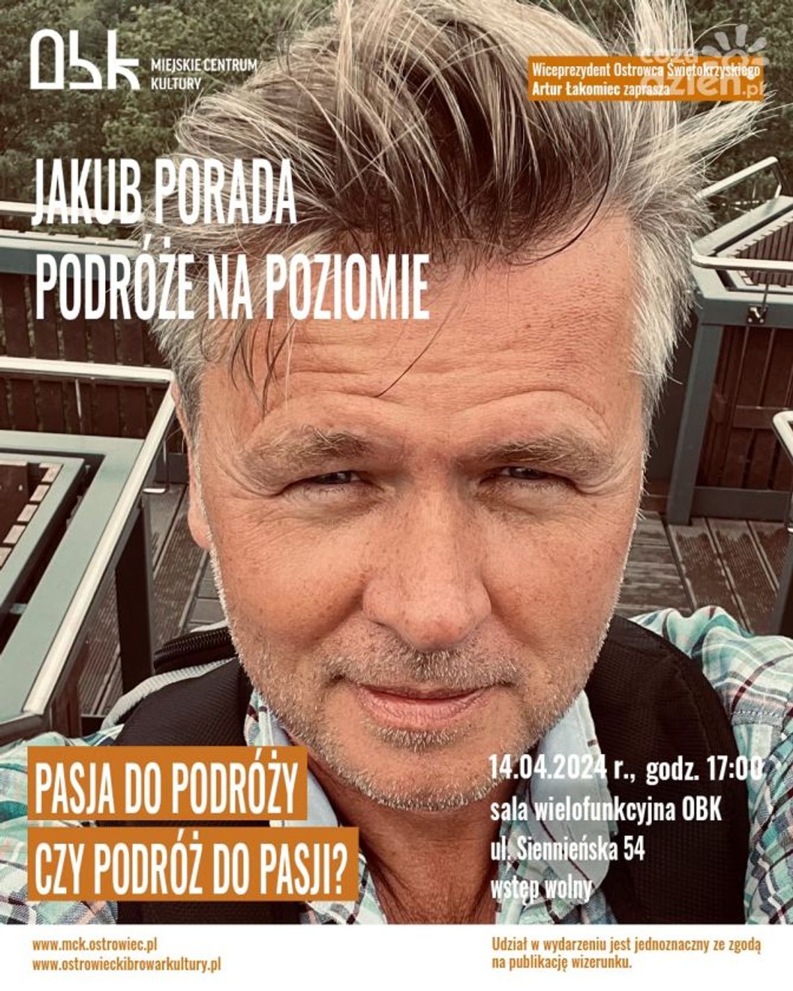 Podróże z Poradą- spotkanie autorskie z Jakubem Poradą Podróże z Poradą- spotkanie autorskie z Jakubem Poradą