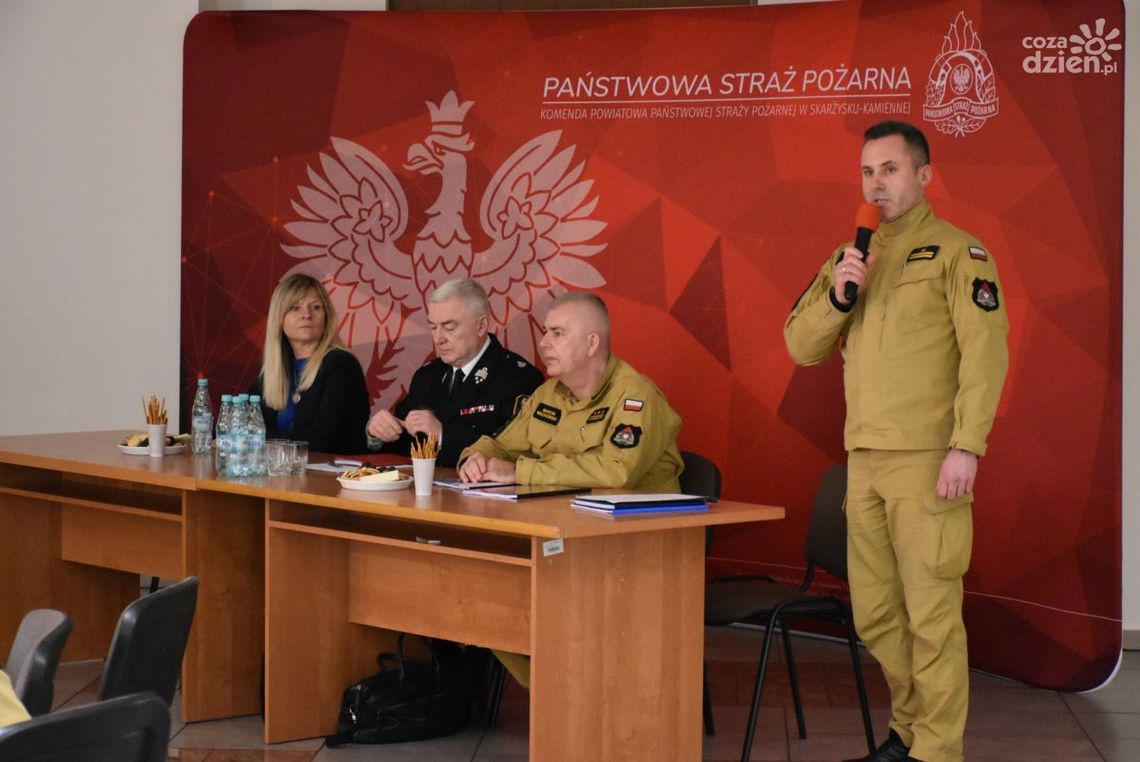 Podsumowanie rocznej działalności skarżyskich strażaków