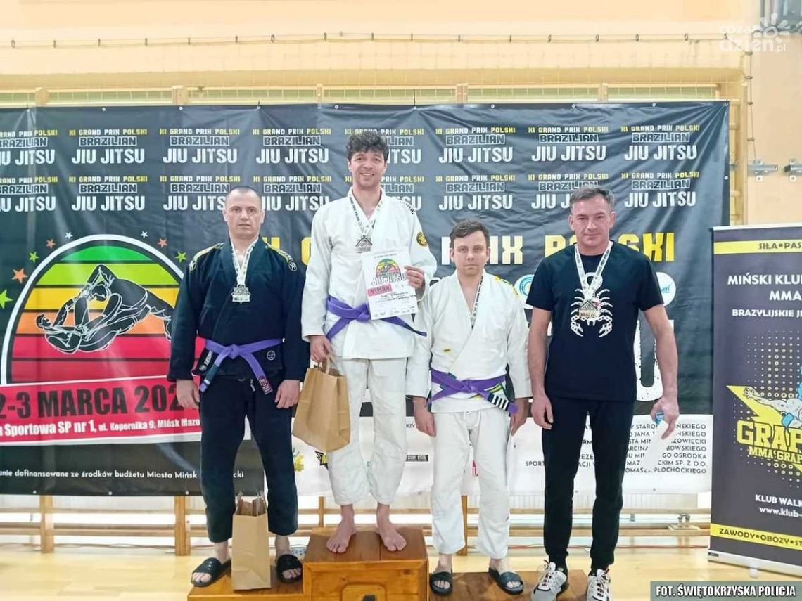 Podwójny sukces policjanta w Brazylijskim Jiu Jitsu!