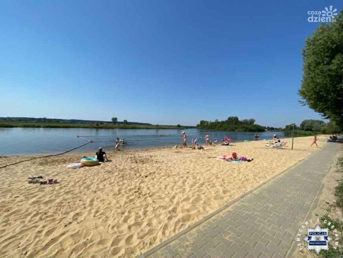 Policjant na urlopie uratował tonącą dziewczynkę w Pińczowie Policjant na urlopie uratował tonącą dziewczynkę w Pińczowie