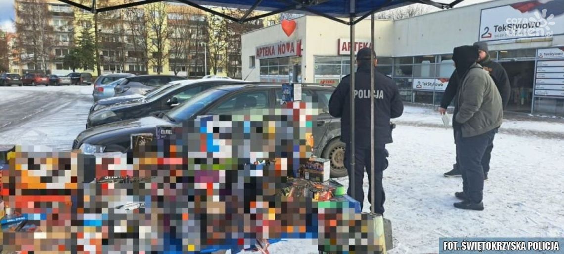 Policyjne kontrole fajerwerków przed Sylwestrem. Apel o bezpieczeństwo Policyjne kontrole fajerwerków przed Sylwestrem. Apel o bezpieczeństwo