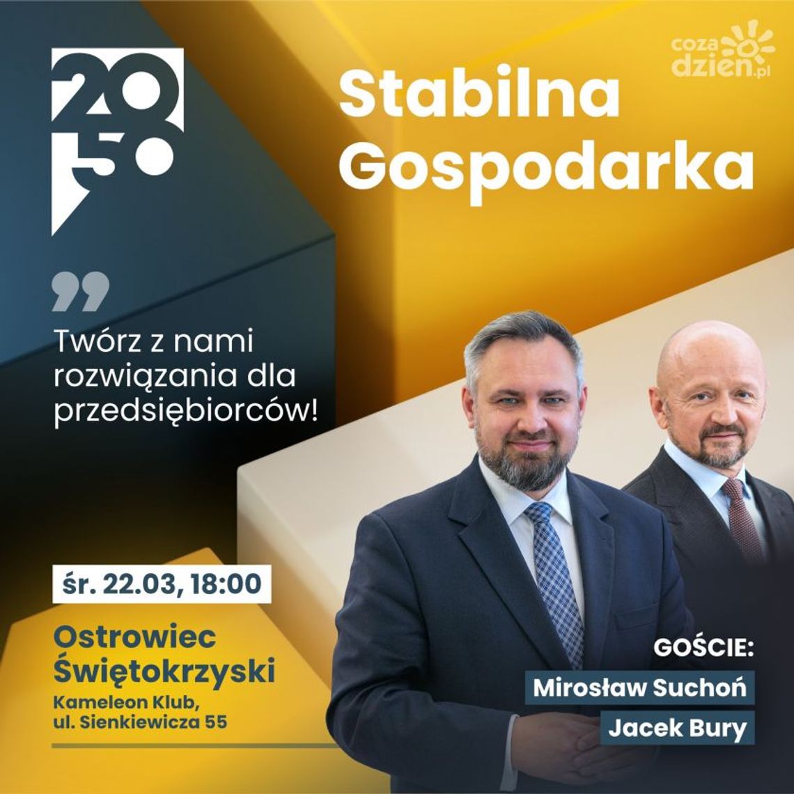 Politycy Polski 2050 chcą rozmawiać o gospodarce Politycy Polski 2050 chcą rozmawiać o gospodarce