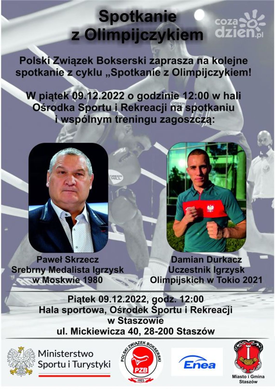 Polski Związek Bokserski zaprasza do Staszowa
