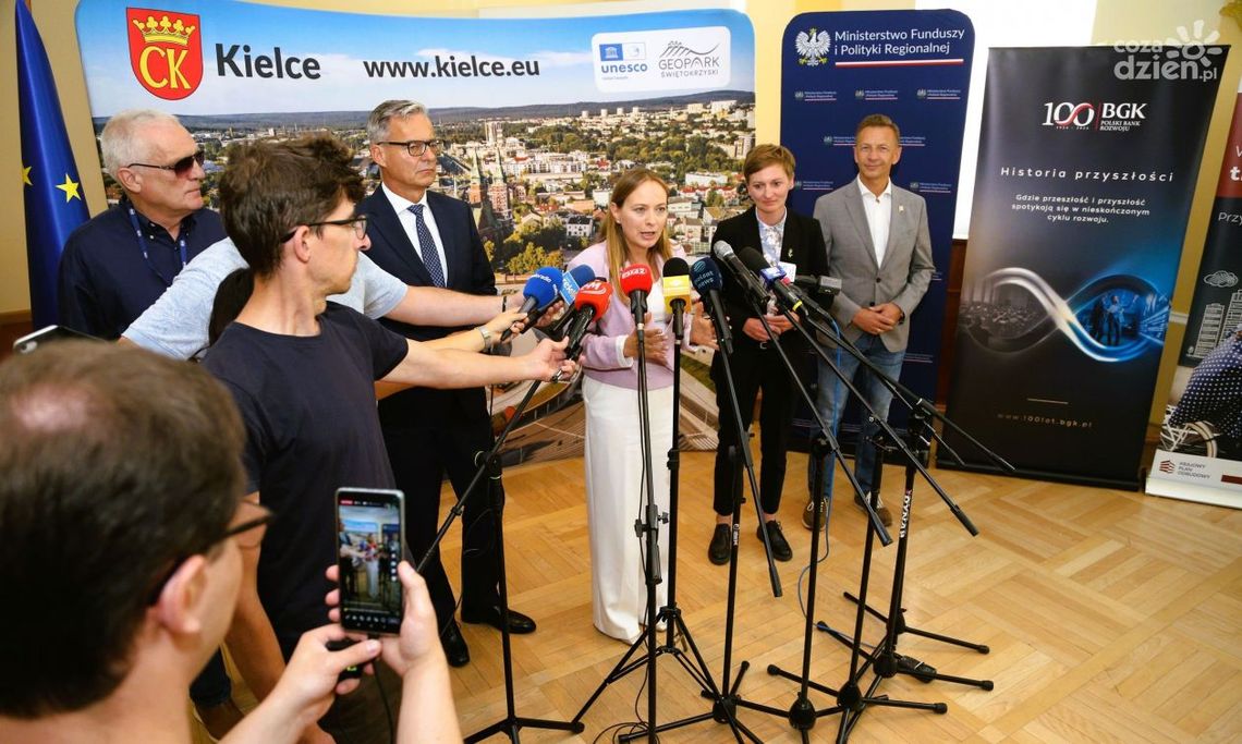 Ponad 14 mln zł dla Kielc na projekty wspierające zieloną transformację miast Ponad 14 mln zł dla Kielc na projekty wspierające zieloną transformację miast