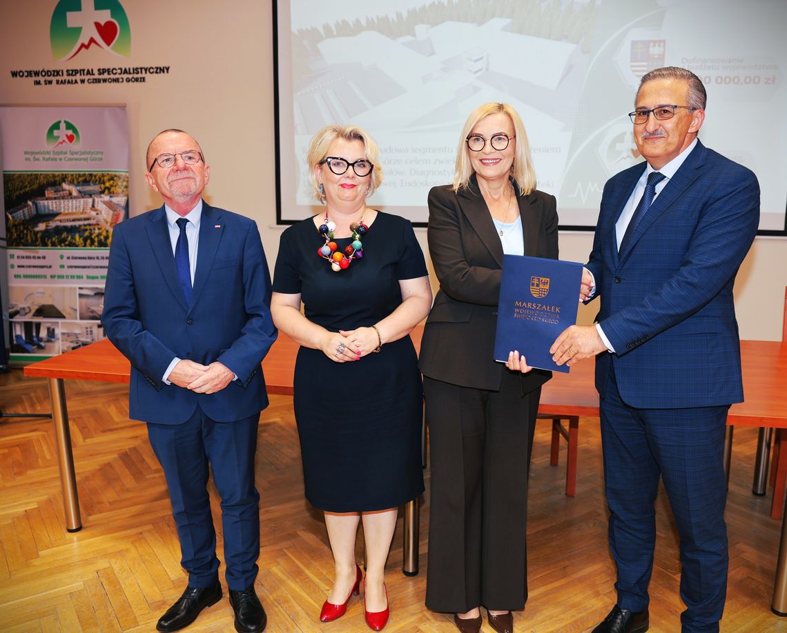 Ponad 6,2 mln zł na rozbudowę szpitala w Czerwonej Górze. Powstanie nowoczesne centrum diagnostyczne