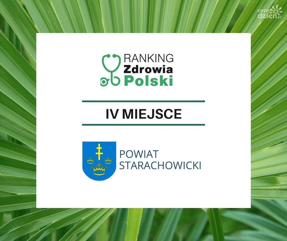 Powiat starachowicki wysoko w Rankingu Zdrowia Polski Powiat starachowicki wysoko w Rankingu Zdrowia Polski