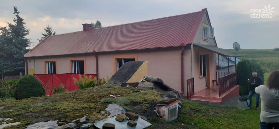 Pożar domu w powiecie opatowskim. Nie żyje kobieta Pożar domu w powiecie opatowskim. Nie żyje kobieta