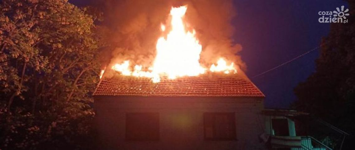 Pożar domu w samym środku długiego weekendu