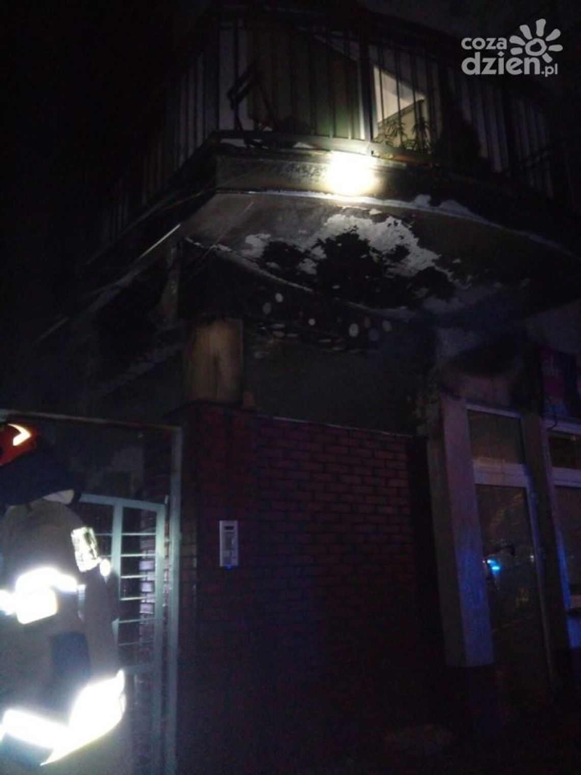 Pożar śmieci w altanie na osiedlu KSM