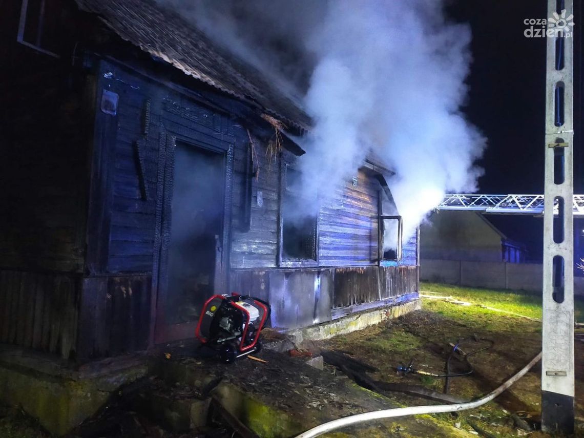 Pożar w Miłkowskiej Karczmie Pożar w Miłkowskiej Karczmie