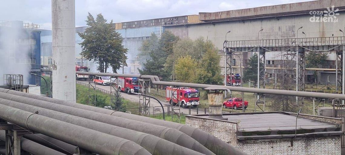 Pożar w ostrowieckiej hucie Pożar w ostrowieckiej hucie