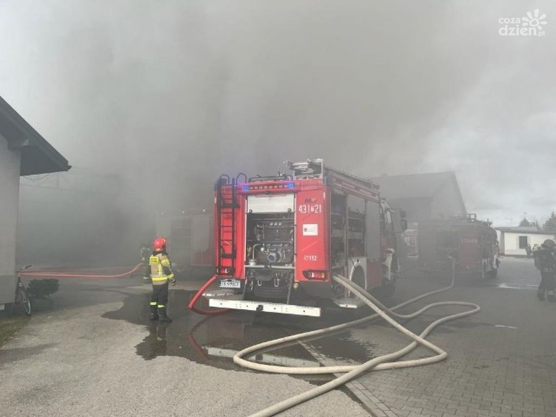 Pożar zakładów mięsnych w Pijanowie Pożar zakładów mięsnych w Pijanowie