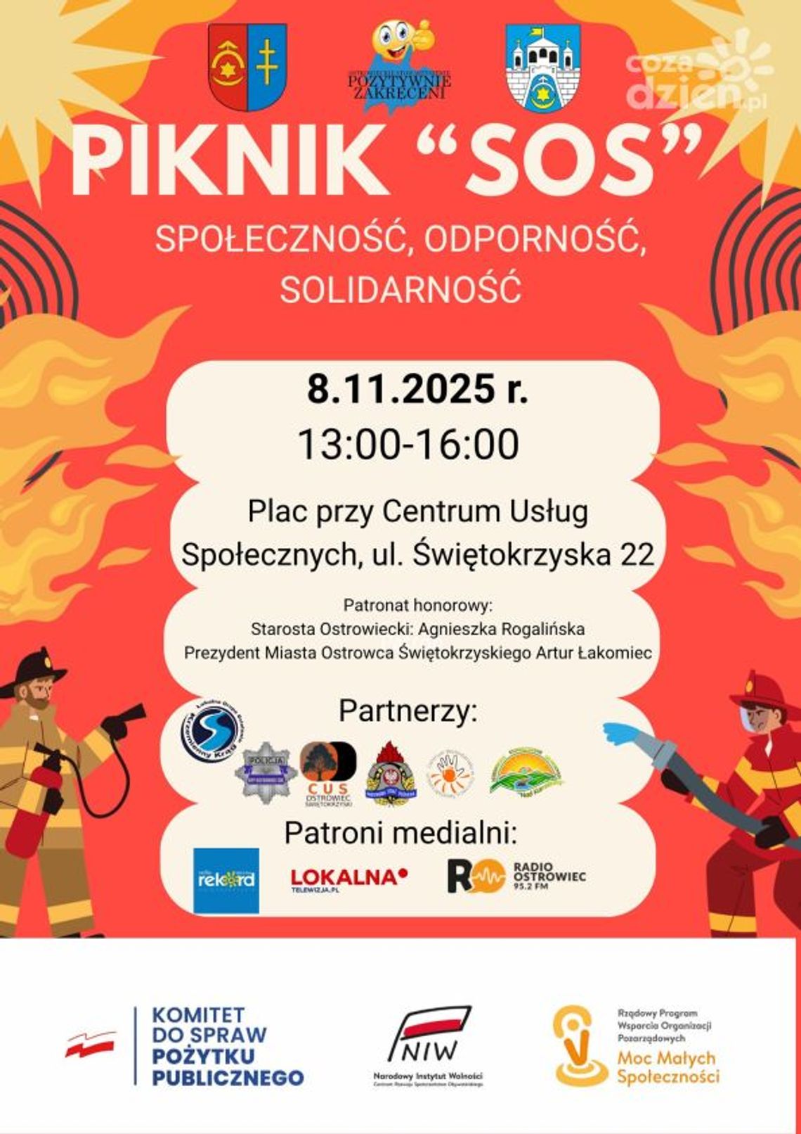"Pozytywnie Zakręceni" zapraszają na piknik bezpieczeństwa