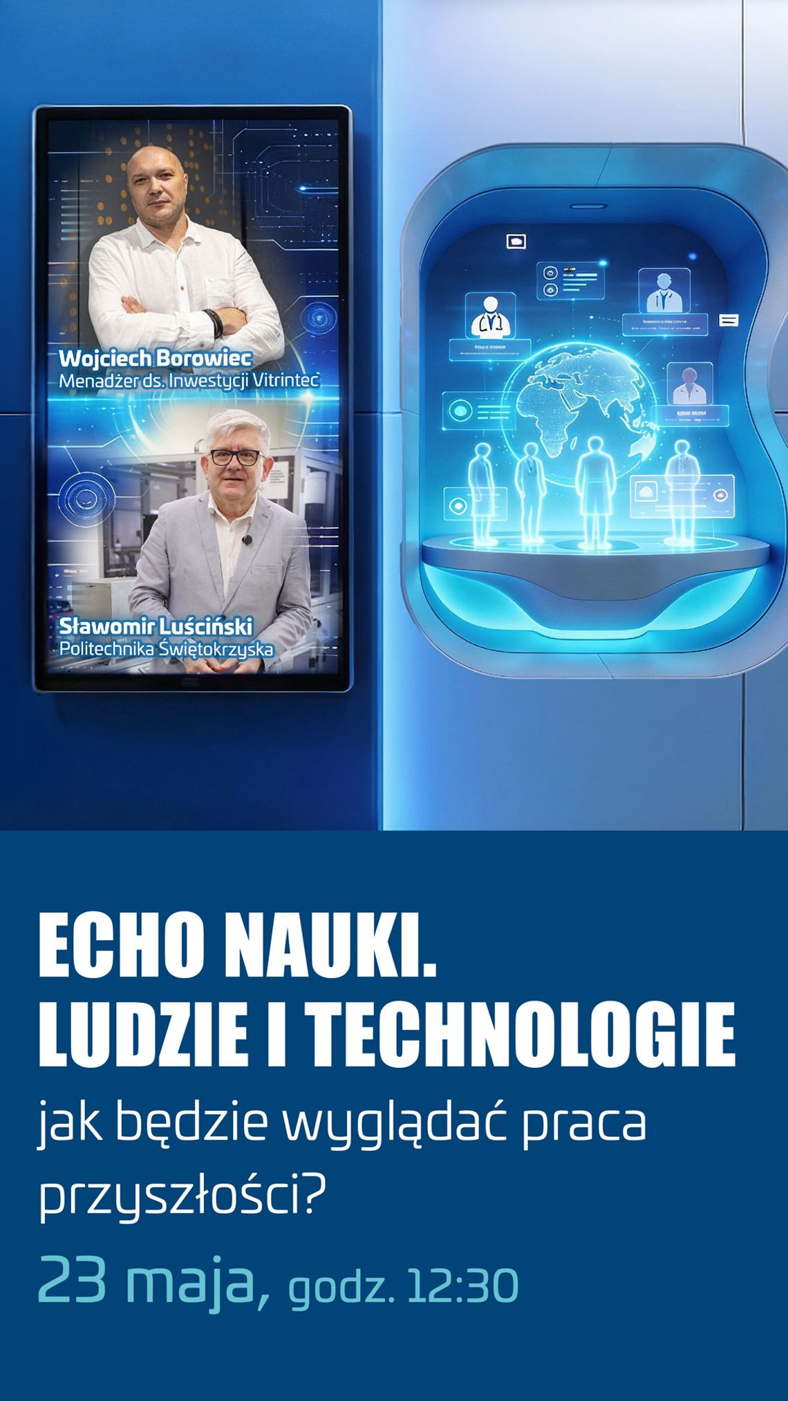 Praca przyszłości — kto tu rządzi? O nowych technologiach i zawodach jutra porozmawiają eksperci w Galerii Echo Praca przyszłości — kto tu rządzi? O nowych technologiach i zawodach jutra porozmawiają eksperci w Galerii Echo