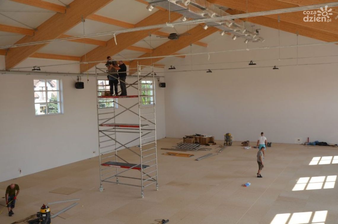Prace w sali gimnastycznej w Woli Kopcowej na finiszu. Co zostało już wykonane? Prace w sali gimnastycznej w Woli Kopcowej na finiszu. Co zostało już wykonane?