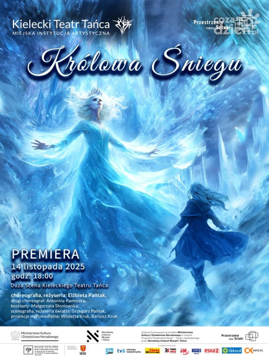 Premiera widowiska „Królowa Śniegu” w Kieleckim Teatrze Tańca Premiera widowiska „Królowa Śniegu” w Kieleckim Teatrze Tańca