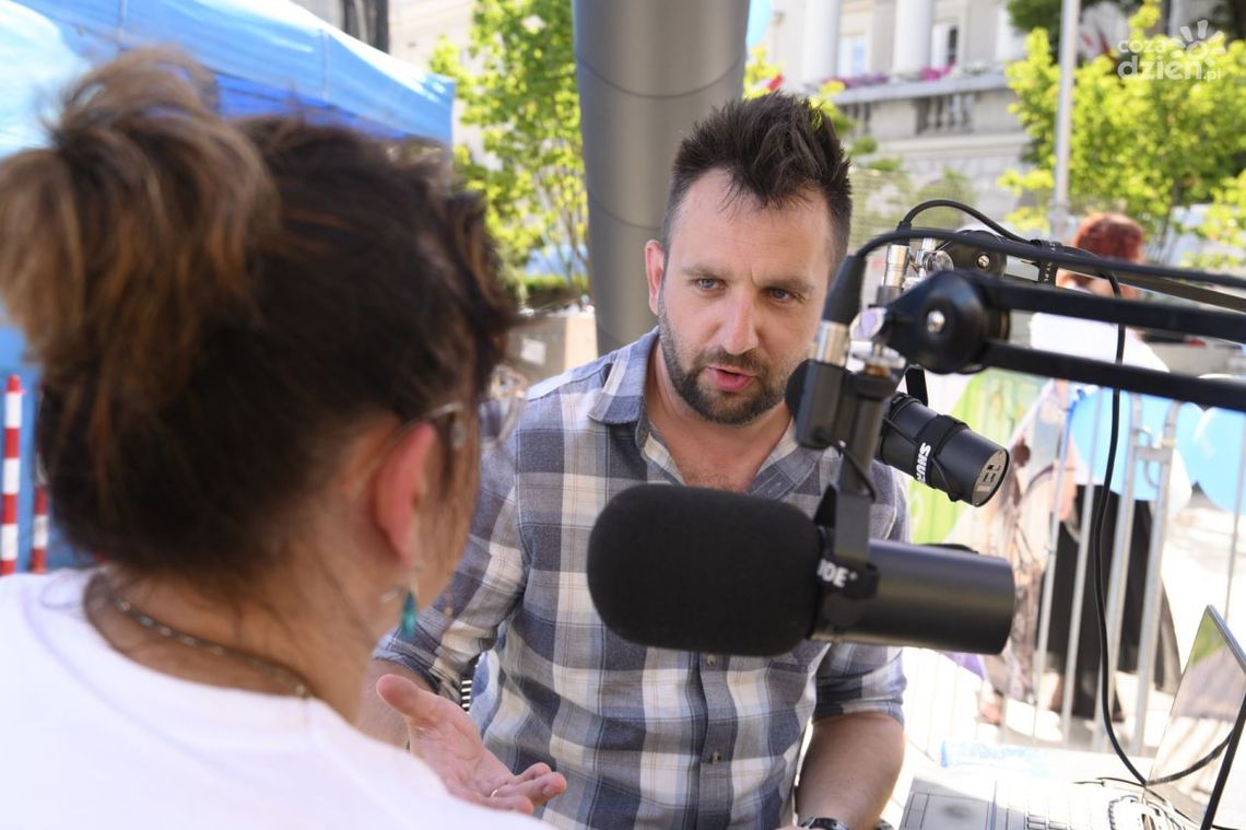 Prezenterzy i reporterzy zaprezentowali się na Święcie Kielc Prezenterzy i reporterzy zaprezentowali się na Święcie Kielc