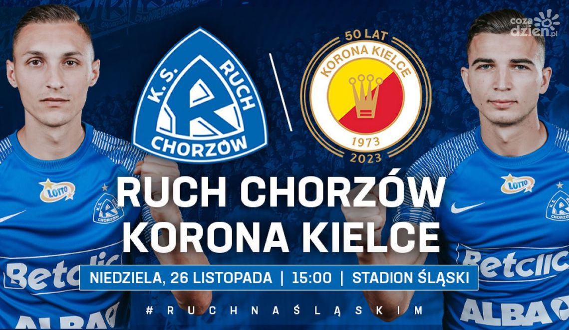 Przed meczem Ruchu Chorzów z Koroną Kielce