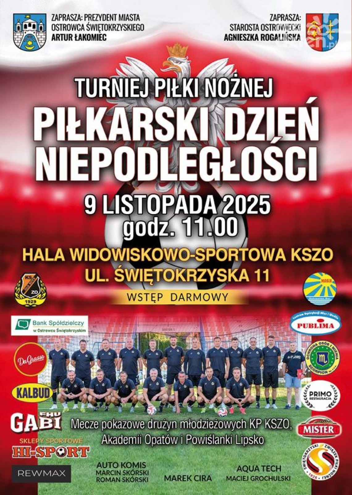 Przed nami jedenasta odsłona Piłkarskiego Dnia Niepodległości
Przed nami jedenasta odsłona Piłkarskiego Dnia Niepodległości