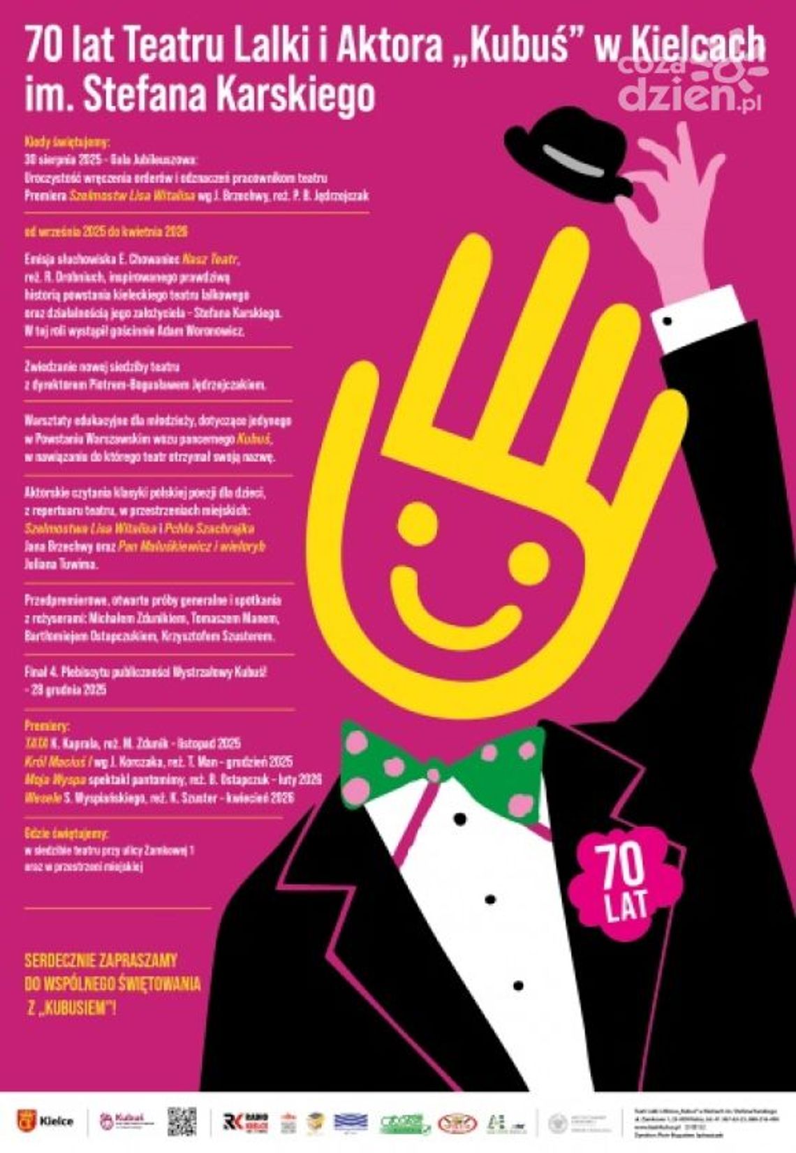 Przedpremierowa próba spektaklu „TATA” i jubileusz 70-lecia Teatru „Kubuś” Przedpremierowa próba spektaklu „TATA” i jubileusz 70-lecia Teatru „Kubuś”