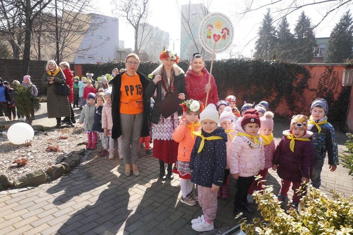 Przedszkolaki przywitały wiosnę Przedszkolaki przywitały wiosnę
