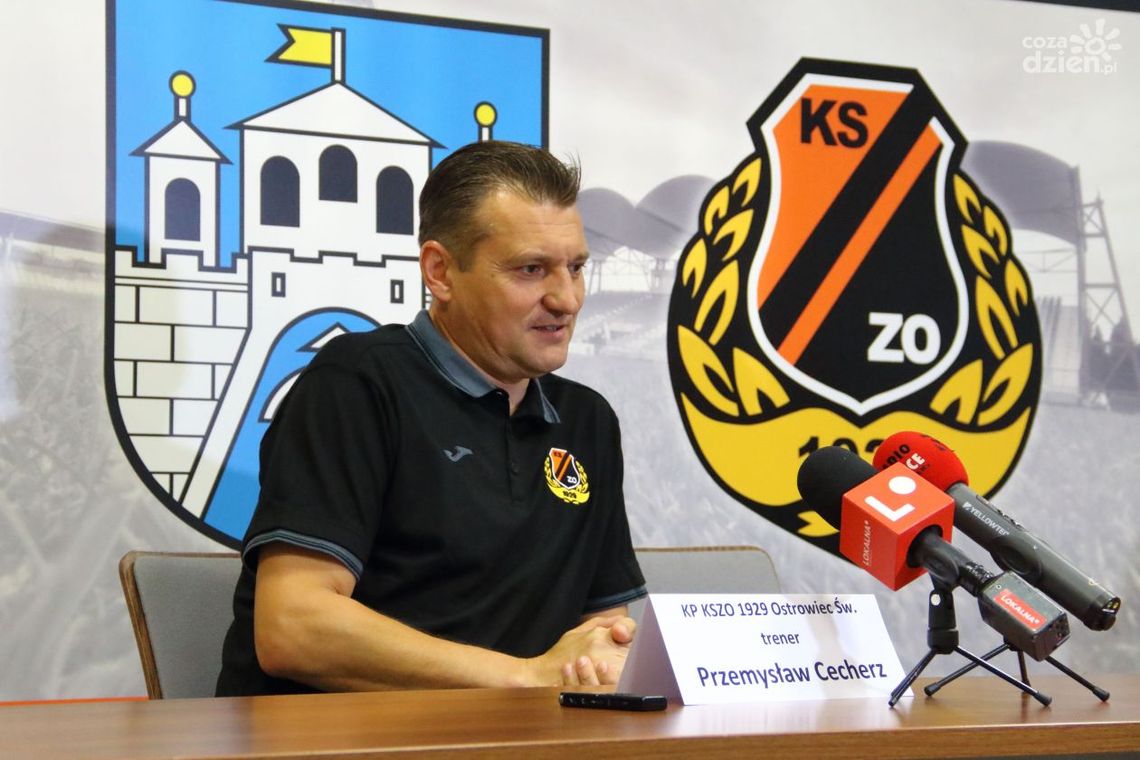 Przemysław Cecherz po meczu z Chełmianką Przemysław Cecherz po meczu z Chełmianką