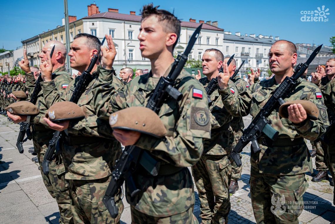 Przysięga świętokrzyskich terytorialsów