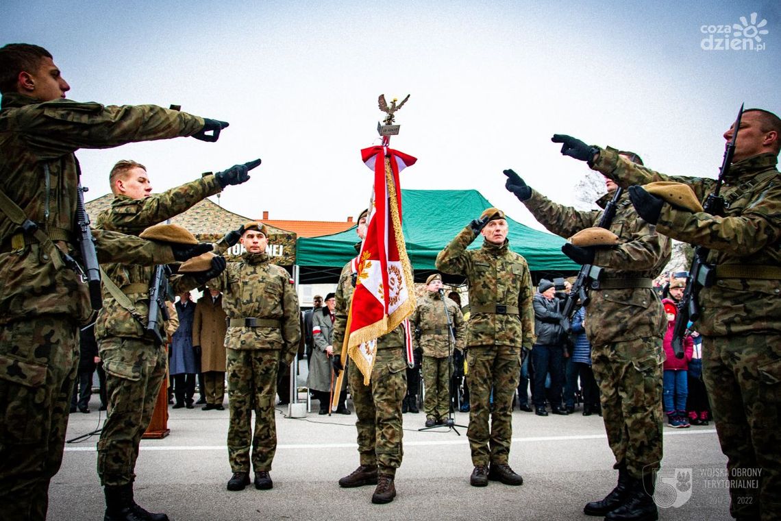 Przysięga uczestników "Ferii z WOT" Przysięga uczestników "Ferii z WOT"