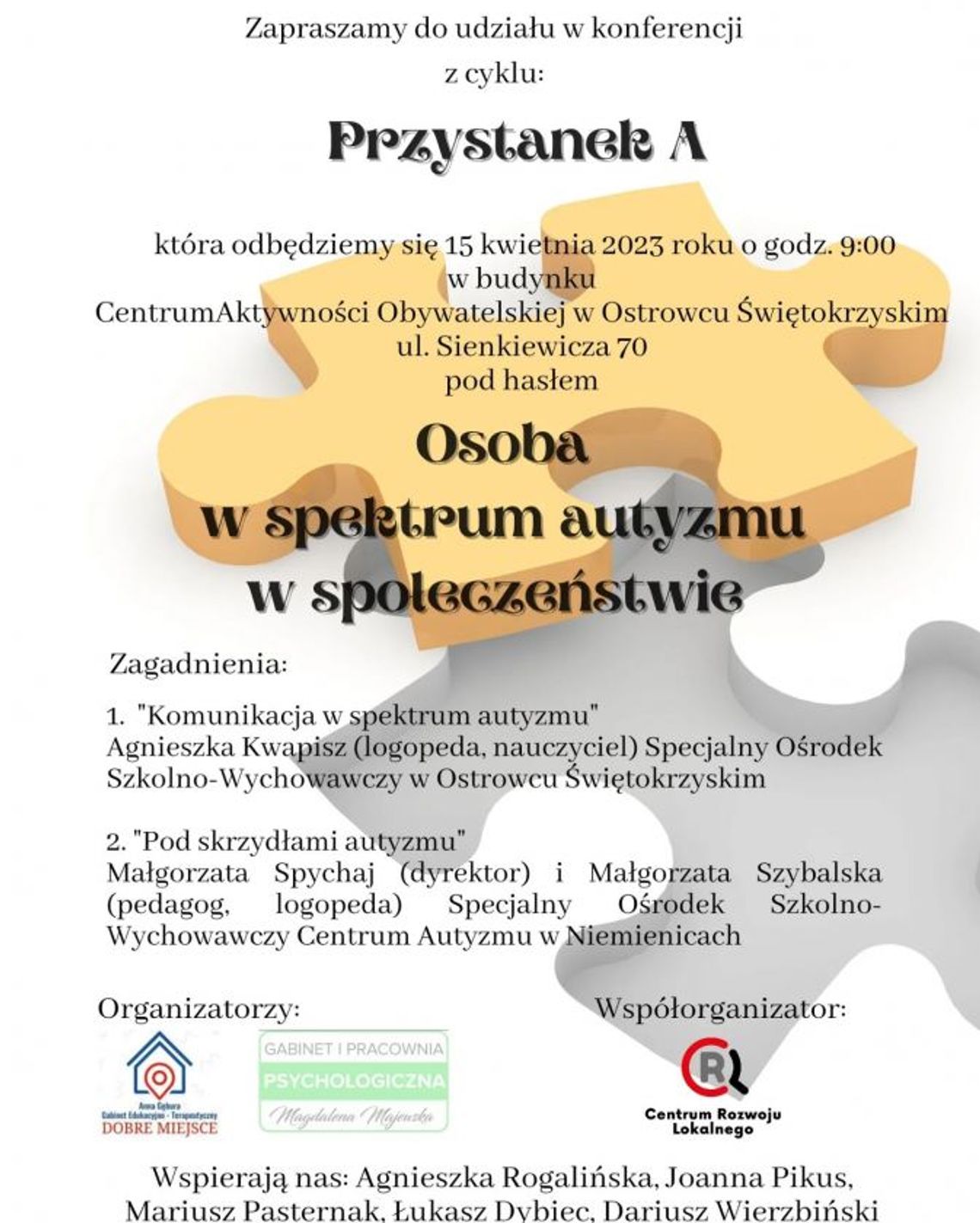 "Przystanek A" po raz kolejny w Ostrowcu. Weź udział w konferencji