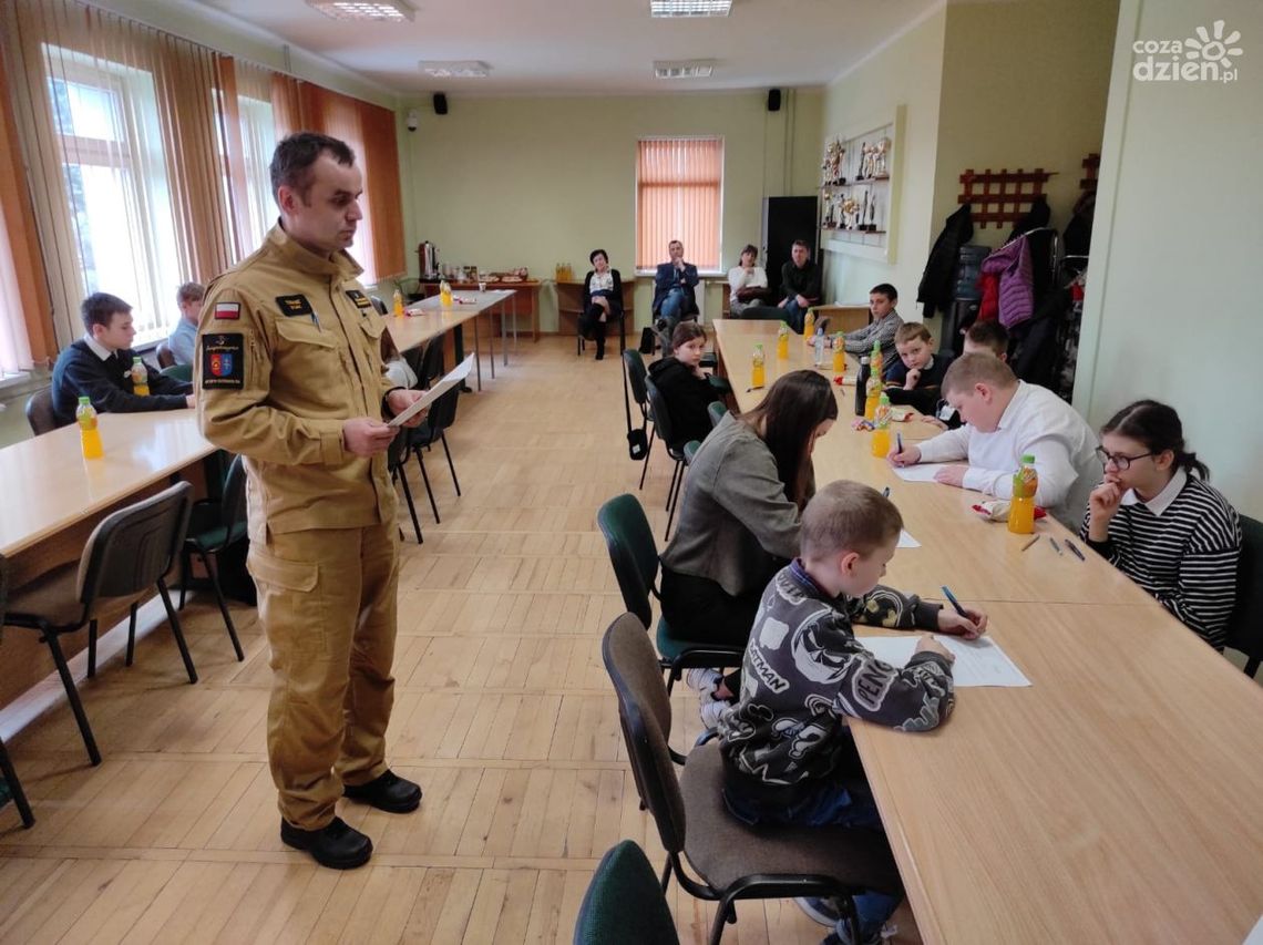 Przyszli strażacy sprawdzali swoją wiedzę Przyszli strażacy sprawdzali swoją wiedzę