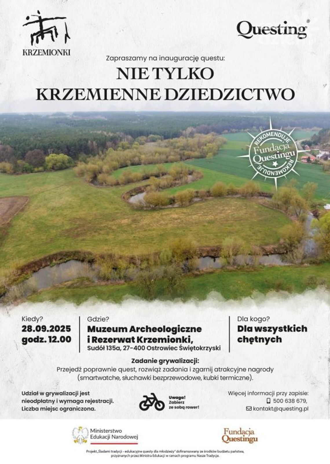 Quest na rowerach odkryje nie tylko krzemienne dziedzictwo Quest na rowerach odkryje nie tylko krzemienne dziedzictwo