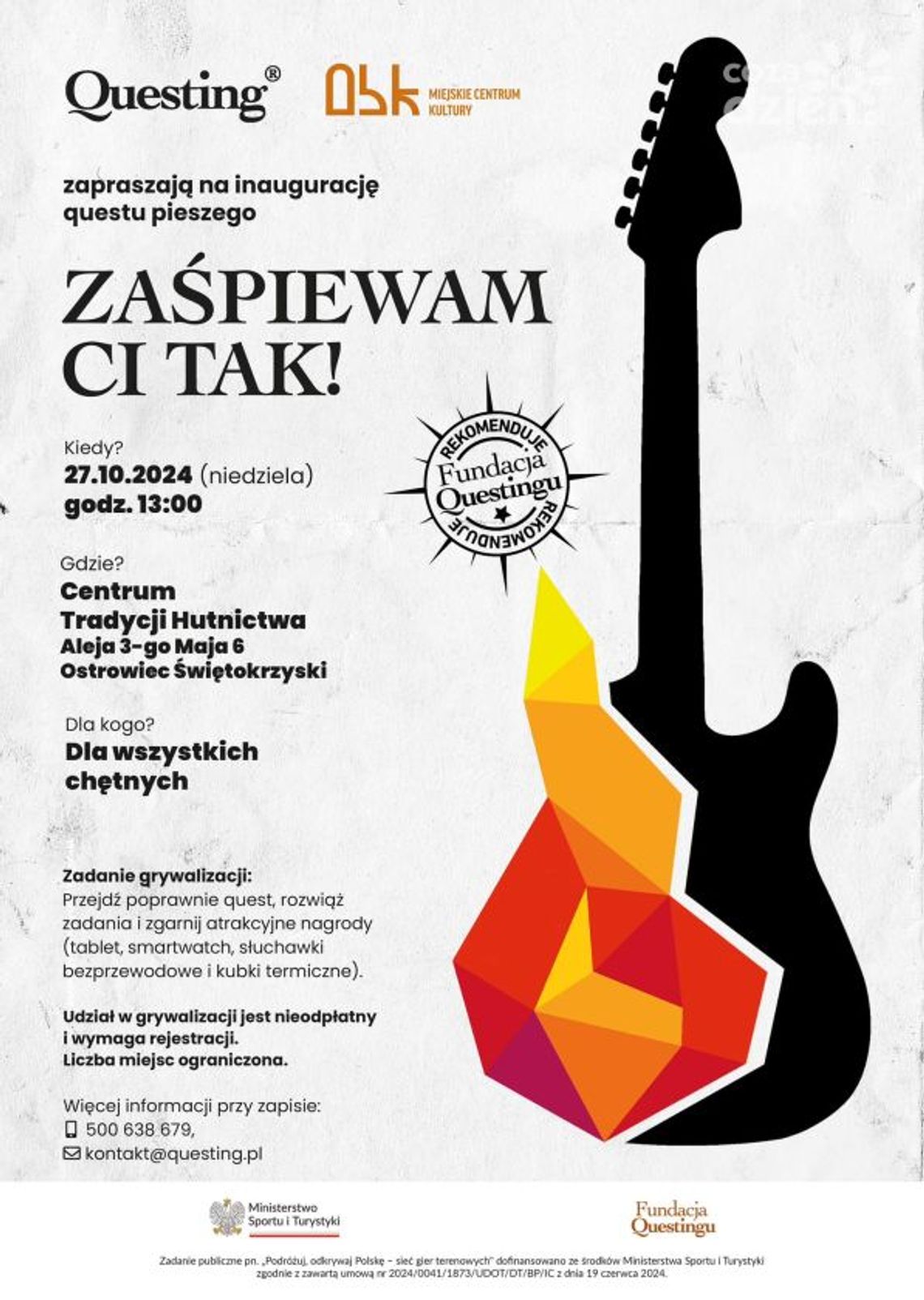 Quest z Mirą Kubasińska w tle Quest z Mirą Kubasińska w tle