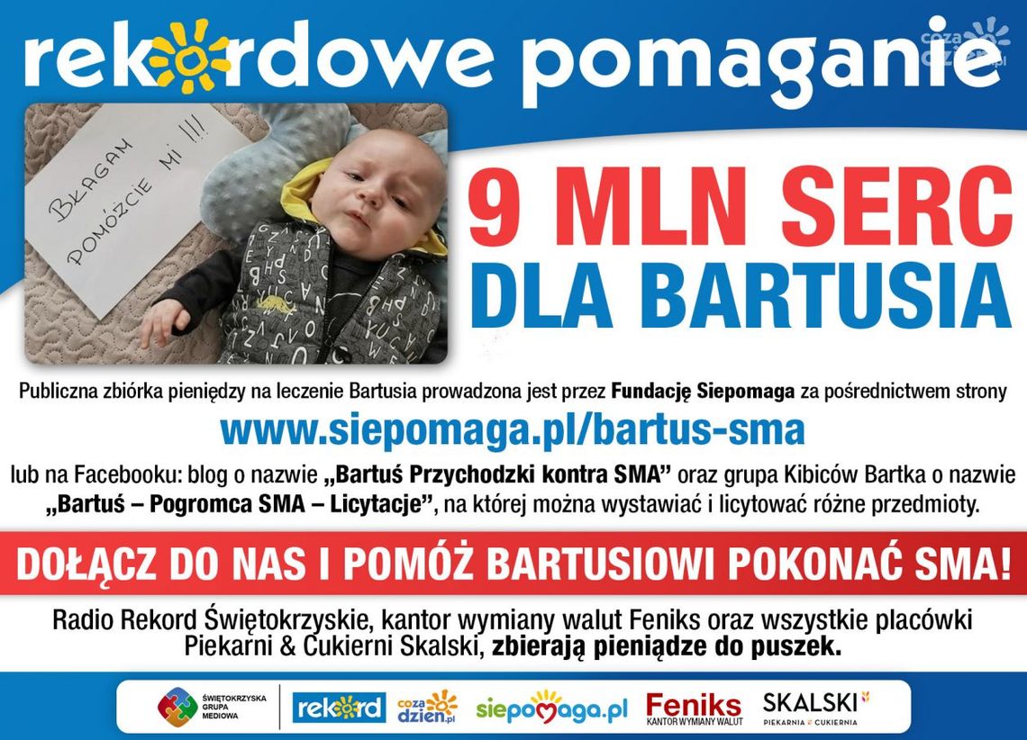 Radio Rekord też zbiera na leczenie Bartka Przychodzkiego Radio Rekord też zbiera na leczenie Bartka Przychodzkiego