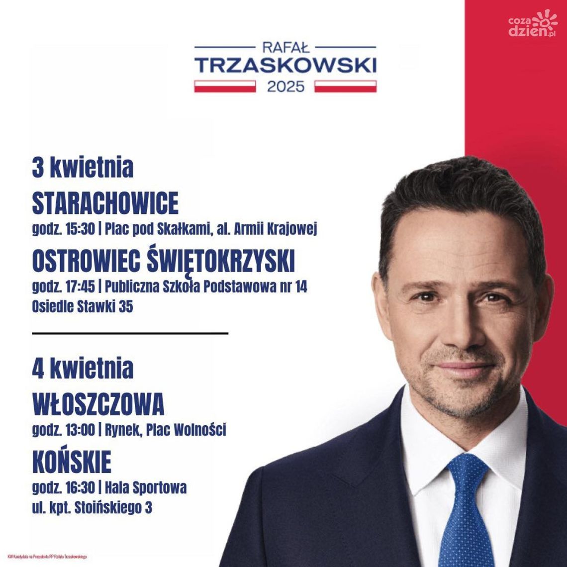 Rafał Trzaskowski odwiedza Świętokrzyskie Rafał Trzaskowski odwiedza Świętokrzyskie