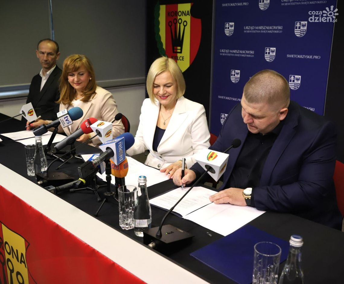 Region będzie promowany przez piłkarzy Korony Kielce!