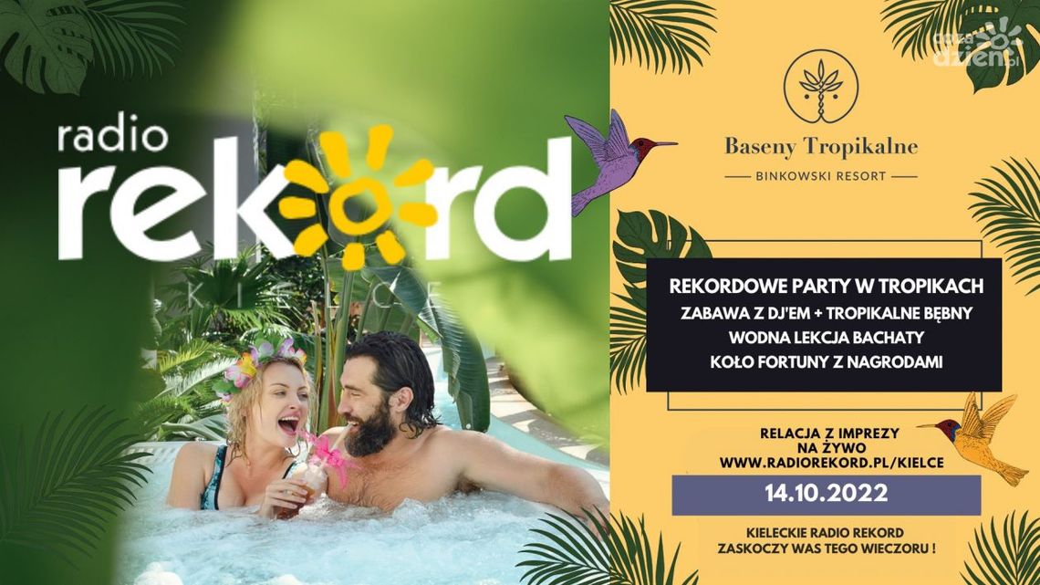 Rekordowe Party w tropikach. W piątek będzie gorąco!