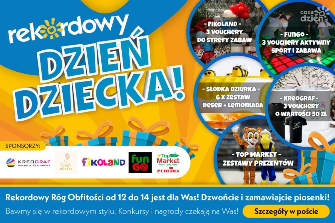 Rekordowy Dzień Dziecka z Radiem Rekord Świętokrzyskie 100,9 FM Rekordowy Dzień Dziecka z Radiem Rekord Świętokrzyskie 100,9 FM