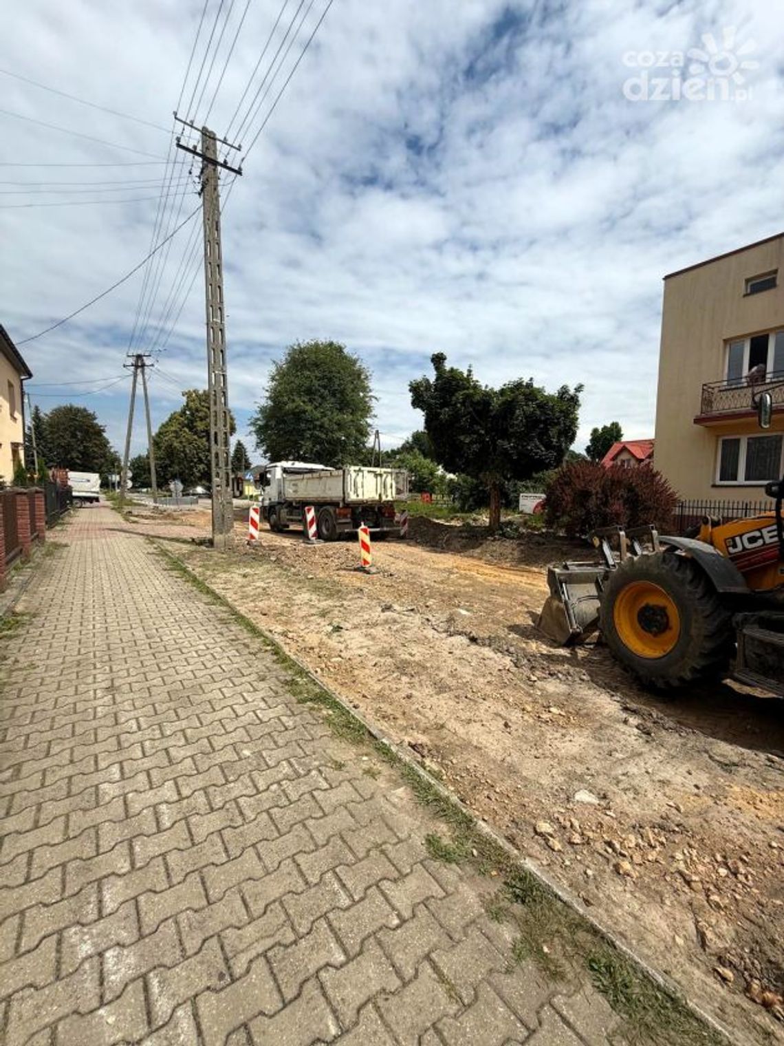 Remont głównej ulicy w Kunowie nabrał tempa Remont głównej ulicy w Kunowie nabrał tempa