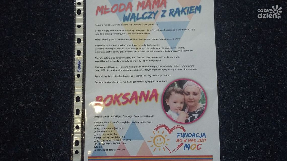 Roksana Niedbała walczy z rakiem i potrzebuje pieniędzy na leczenie Roksana Niedbała walczy z rakiem i potrzebuje pieniędzy na leczenie