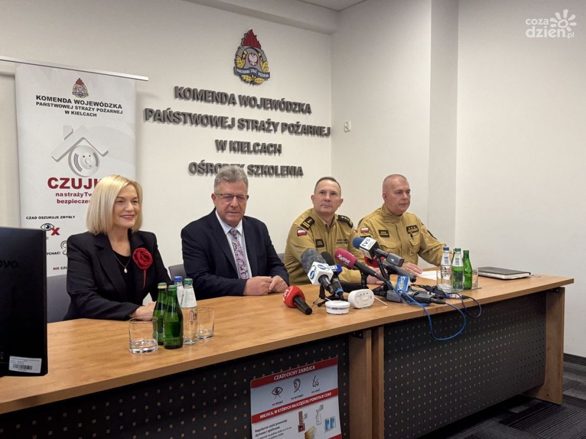 Rośnie liczba pożarów i zatruć czadem. Pamiętajmy, czujka ratuje życie