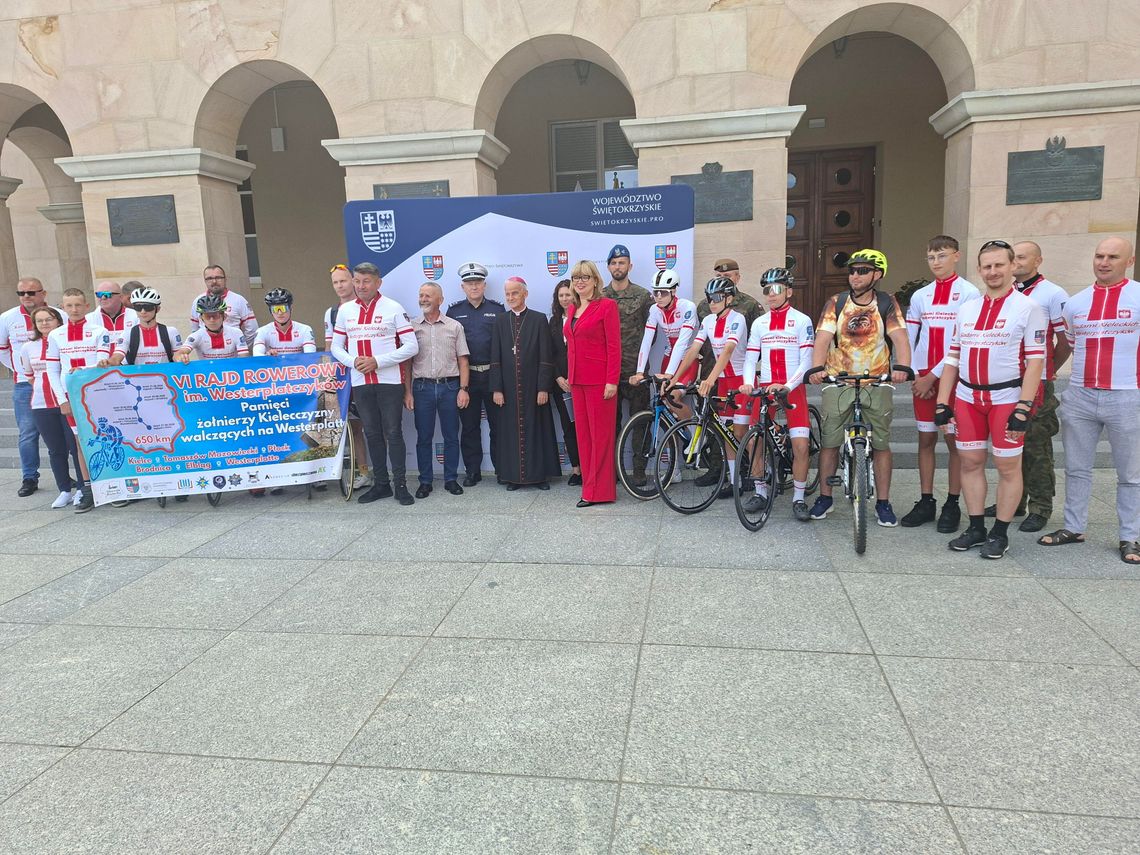 Rowerami z Kielc na Westerplatte. Szósty rajd śladami kieleckich bohaterów