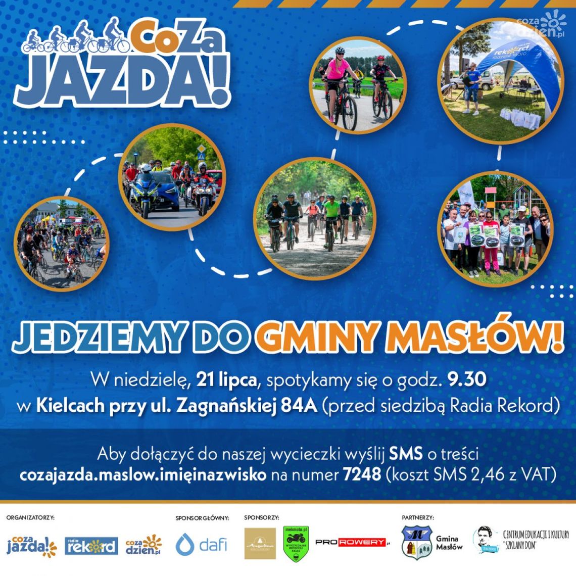 Rowerowy rajd Co Za Jazda! Masłów. Dołącz do nas! Rowerowy rajd Co Za Jazda! Masłów. Dołącz do nas!