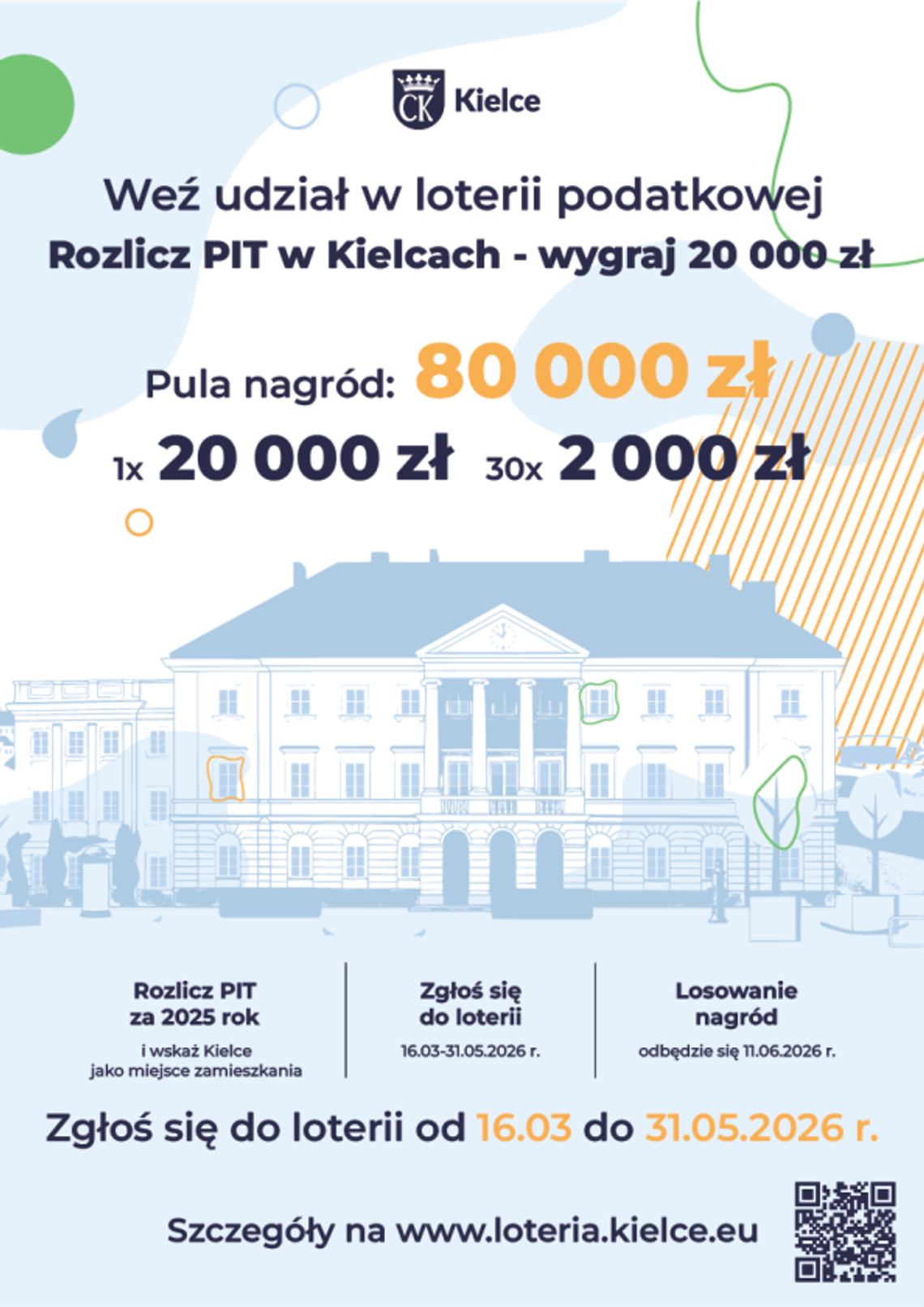 Rozlicz PIT w Kielcach i wygraj nawet 20 tysięcy złotych Rozlicz PIT w Kielcach i wygraj nawet 20 tysięcy złotych