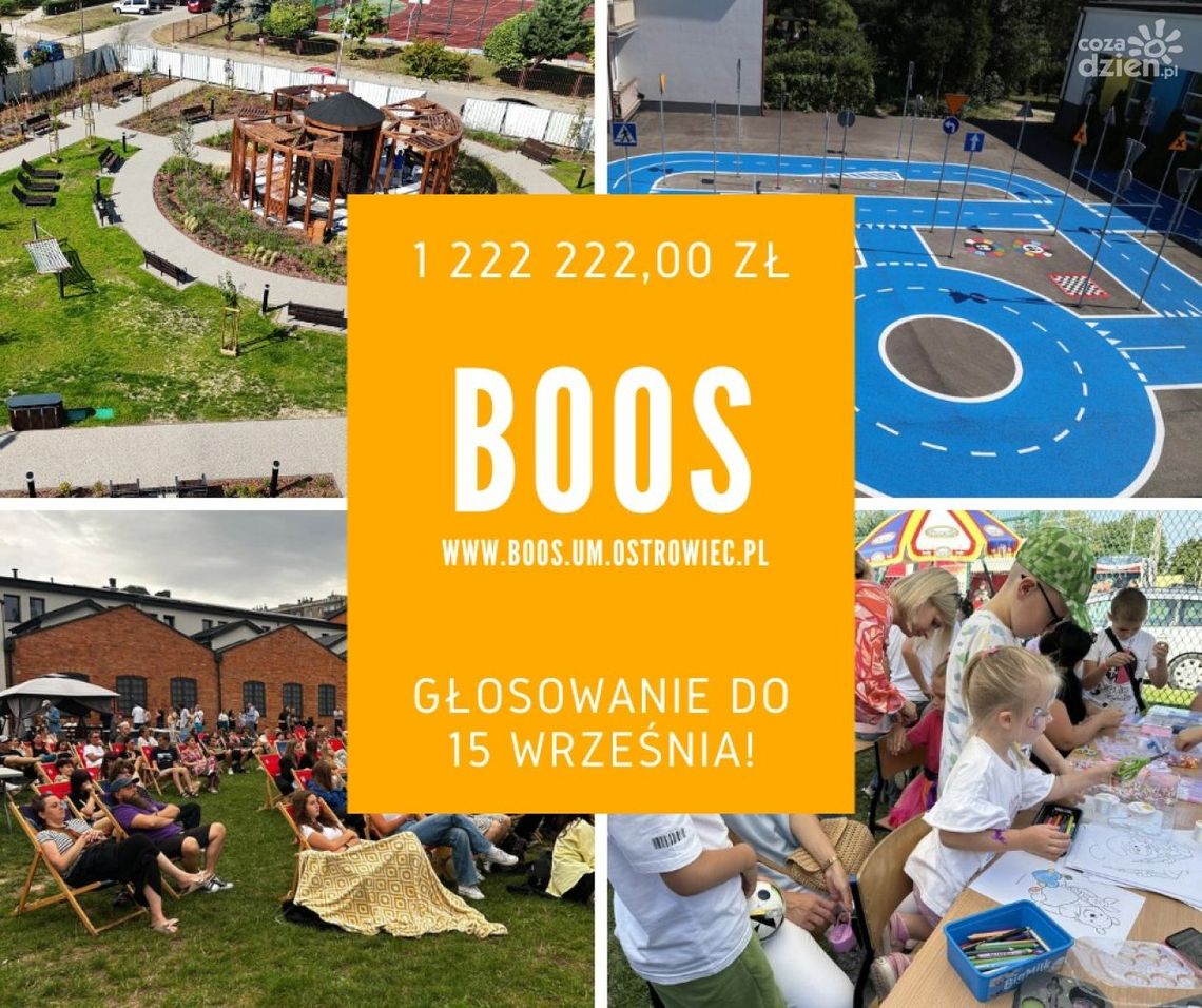 Rozpoczęło się głosowanie w Budżecie Obywatelskim Ostrowca Świętokrzyskiego Rozpoczęło się głosowanie w Budżecie Obywatelskim Ostrowca Świętokrzyskiego