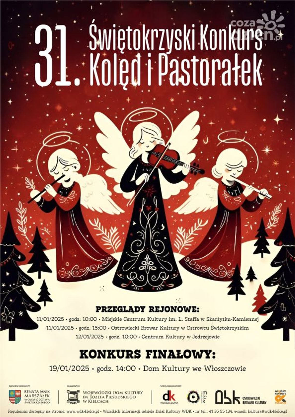 Rozpoczynają się przesłuchania do Świętokrzyskiego Konkursu Kolęd i Pastorałek Rozpoczynają się przesłuchania do Świętokrzyskiego Konkursu Kolęd i Pastorałek