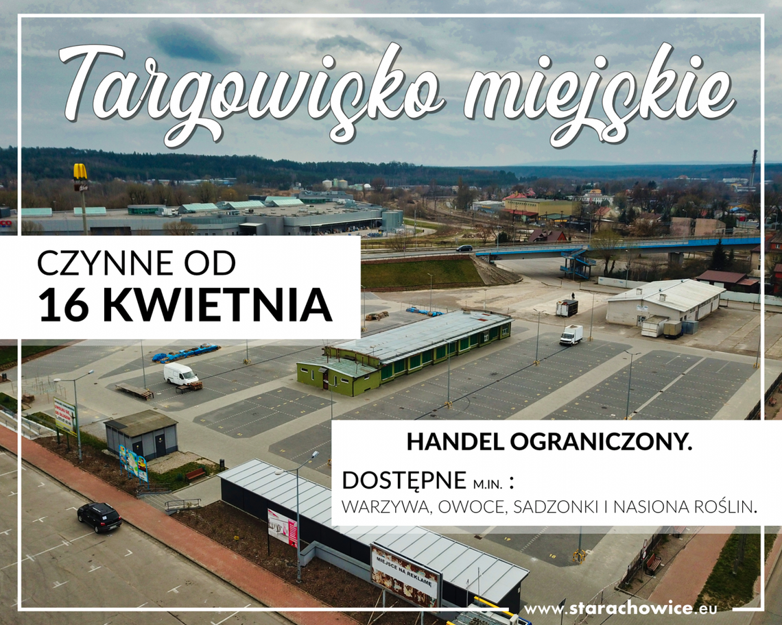 Rusza handel na miejskim targowisku Rusza handel na miejskim targowisku