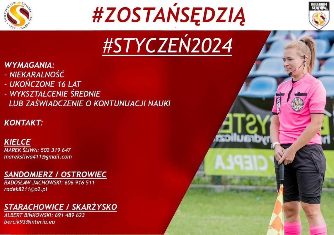 Rusza zimowy kurs na sędziego piłkarskiego