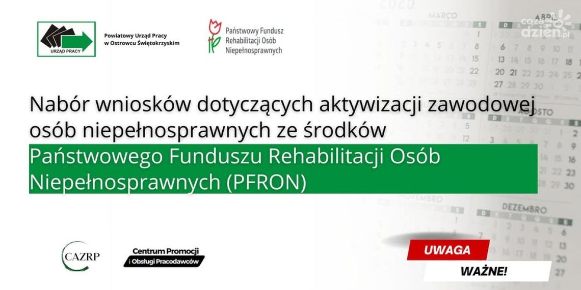 Ruszył nabór wniosków o wsparcie dla osób z niepełnosprawnościami Ruszył nabór wniosków o wsparcie dla osób z niepełnosprawnościami
